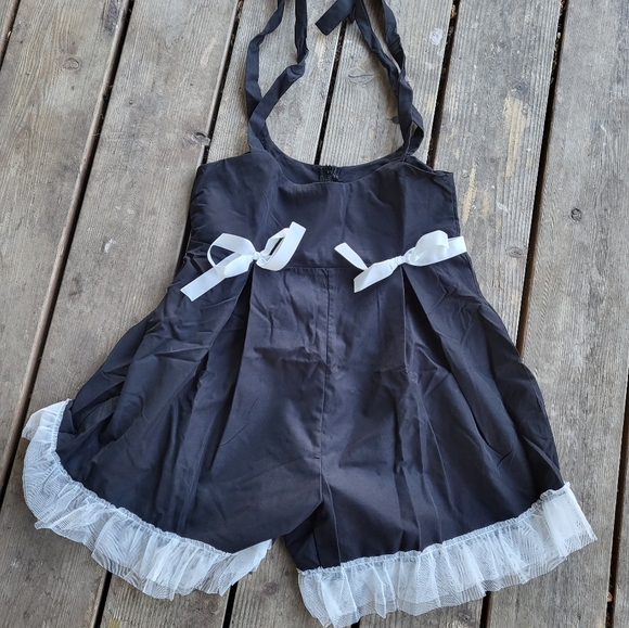 NWOT ROMWE Ruffle Romper (top not included) - Picture 2 of 4